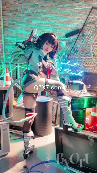 Byoru 4K Cosplay Jane Doe Zenless Zone Zero Exposing Prime Oily Tits