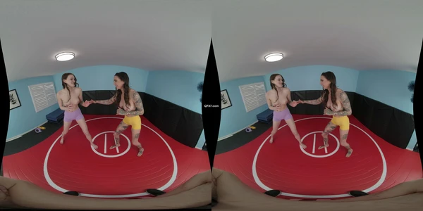 HottieVR - Olivia Madison Rocky Emerson - D-Generation SEX - Brunette FFM POV 3600p