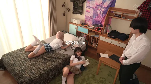 [FHD] JUFE-583 陰キャ童貞の僕の家で入り浸りギャルにWま●こを使わせて貰ったハーレム中出しSEXの話 新井リマ 春陽モカ