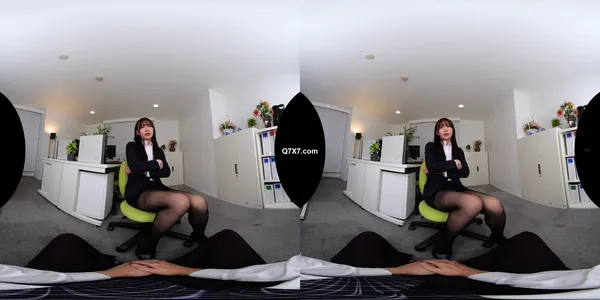 urvrsp-429 [8K VR]いつもストレスのはけ口として罵倒され脚でイカされハメられる僕 美脚後輩OL にあさん