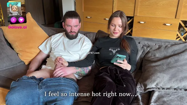 OnlyFans - Alexa Poshspicy - Wife was jealous of the AI Bot But got Horny and got sperm on the ass 2160p