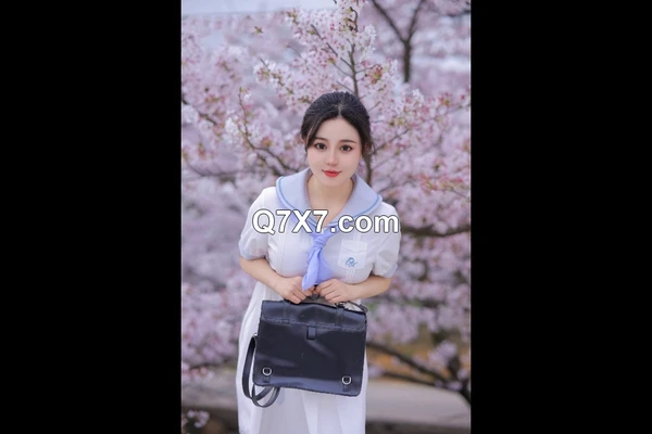 超美颜值女神『桃暖酱』在去上学的路上 美少女洋溢青春淫情 户外露出美妙胴体 美景佳人樱花粉骚逼更粉