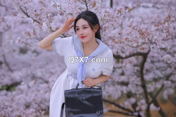 超美颜值女神『桃暖酱』在去上学的路上 美少女洋溢青春淫情 户外露出美妙胴体 美景佳人樱花粉骚逼更粉