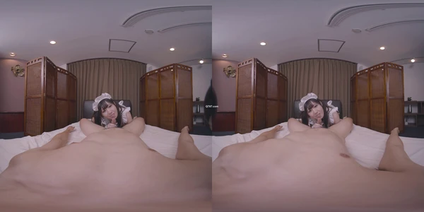 JVRPorn - 森崎愛美 - メイドさんとの幸せな時間 - バーチャルリアリティ、サイドバイサイド 4096p