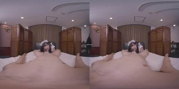 JVRPorn - 森崎愛美 - メイドさんとの幸せな時間 - バーチャルリアリティ、サイドバイサイド 4096p