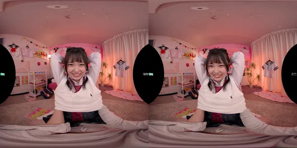 [8KVR] KIWVR-675 [VR][8K][制服J〇限定]専門リフレ 超低身長ルーズソックス女子〇生が媚薬発情ガンギマリで裏オプOK！お店に内緒で中出し超キメセク 月本海咲
