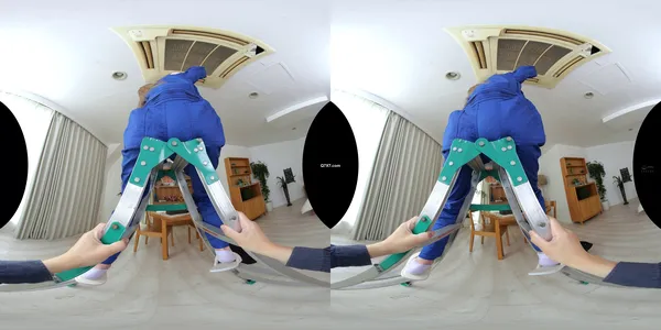 [8KVR] SAVR-628 [VR]元ヤンのエアコン修理業者さんに叱られながら死ぬほどオンナを味わった童貞のボク AIKA