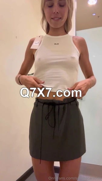 OnlyFans - Sarah Scarlette - Public Dressing Room