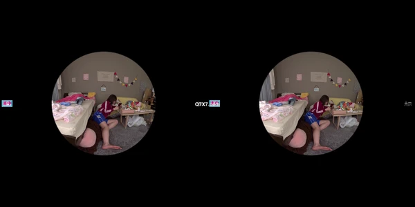 [8KVR] HNVR-140 [VR]実家暮らしのアラサーニート喪女姉ちゃんが...エロい！ 美谷朱音