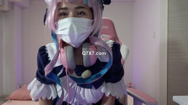 [1080p]FC2-PPV-4584876 [Icupメイドパイズリッ]Vtuber湊あ〇あメイドVer.童貞くん中にだして～