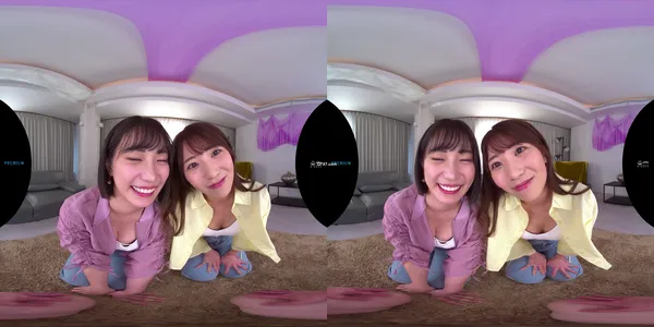 PRVR-081 [VR][8K超高画質×本中専属コラボ共演]山岸あや花＆美谷朱音のガチエロ仲良しコンビ[ぎしたに]がアドリブ全開で逆3P！ 全編こってり特濃5チャプター8射精！濃厚スぺレズキス、天地W責めフェラ、挟み込みヘブン騎乗位、中出しクンニごっくん… 最強痴女2人の大ボリュ… prvr00081 山岸逢花 美谷朱里