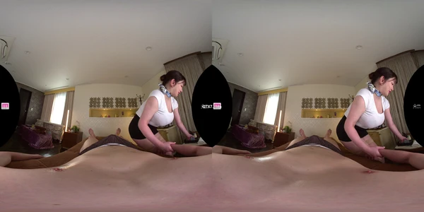 [8KVR] MDVR-329 [VR]Himari 初VR！ 奇跡のQカップおっぱい激密着×超ゆ～っくり淫語でヌキまくり！最高級痴女エステVR 8KSPECIA