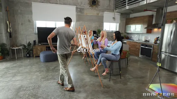 [1080p][Brazzers] (Robbin Banx MJFresh) Sip And Paint And Suck Cock XXX (2022) (HEVC) [GhostFreakXX]