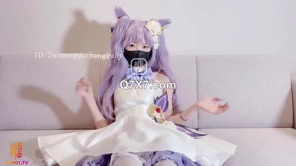 [720p]米娜雪潔 - 最新Cos原神第二章穴位雙開 - 糖心Vlog - uncen，Cosplay，假陽具，自慰，獨奏，720p