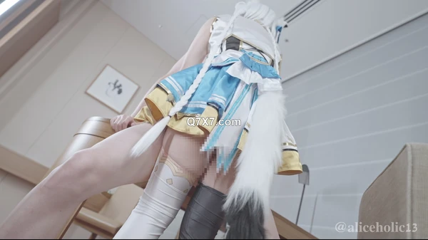 [1080p][Aliceholic13 ありすほりっく][fantia-2386382] 💙🤍ライブ直前発情アイドル生子宮に精子注入、ケモ耳コスプレアイドルとライブ衣装着たままイチャラブ中◯しえっち