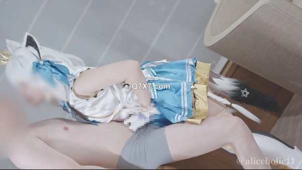 [1080p][Aliceholic13 ありすほりっく][fantia-2386382] 💙🤍ライブ直前発情アイドル生子宮に精子注入、ケモ耳コスプレアイドルとライブ衣装着たままイチャラブ中◯しえっち