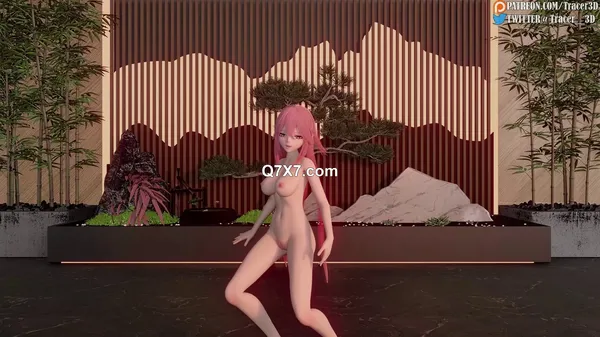 [1080p][NEW][MMD][UNCENSORED] ❤️ R18 八重神子 nude Yae miko 60FPS ( my work ) ( 原神 Genshin impact ) PATREON ❤️ FullHD hentai 3D